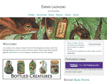 Tablet Screenshot of emmalazauski.com